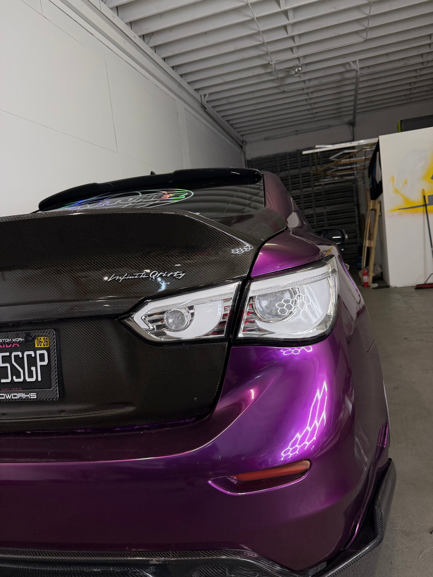 Infiniti Q50 2014-2017 Clear Taillight Assembly