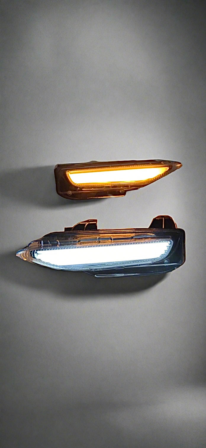 Q50 2014-2019 V2 Front Bumper DRL Turn signals