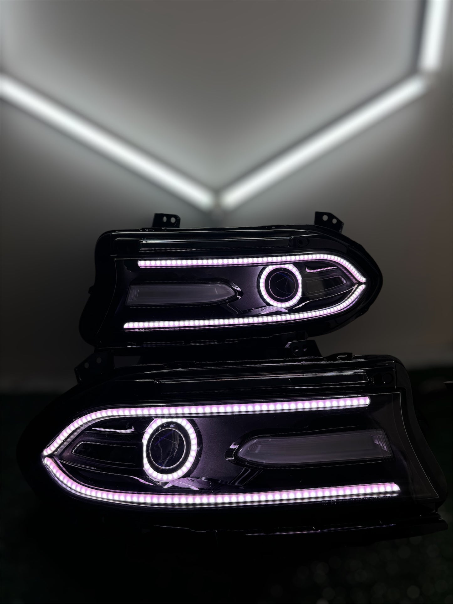 Dodge charger 2015-2022 prebuilt custom headlights