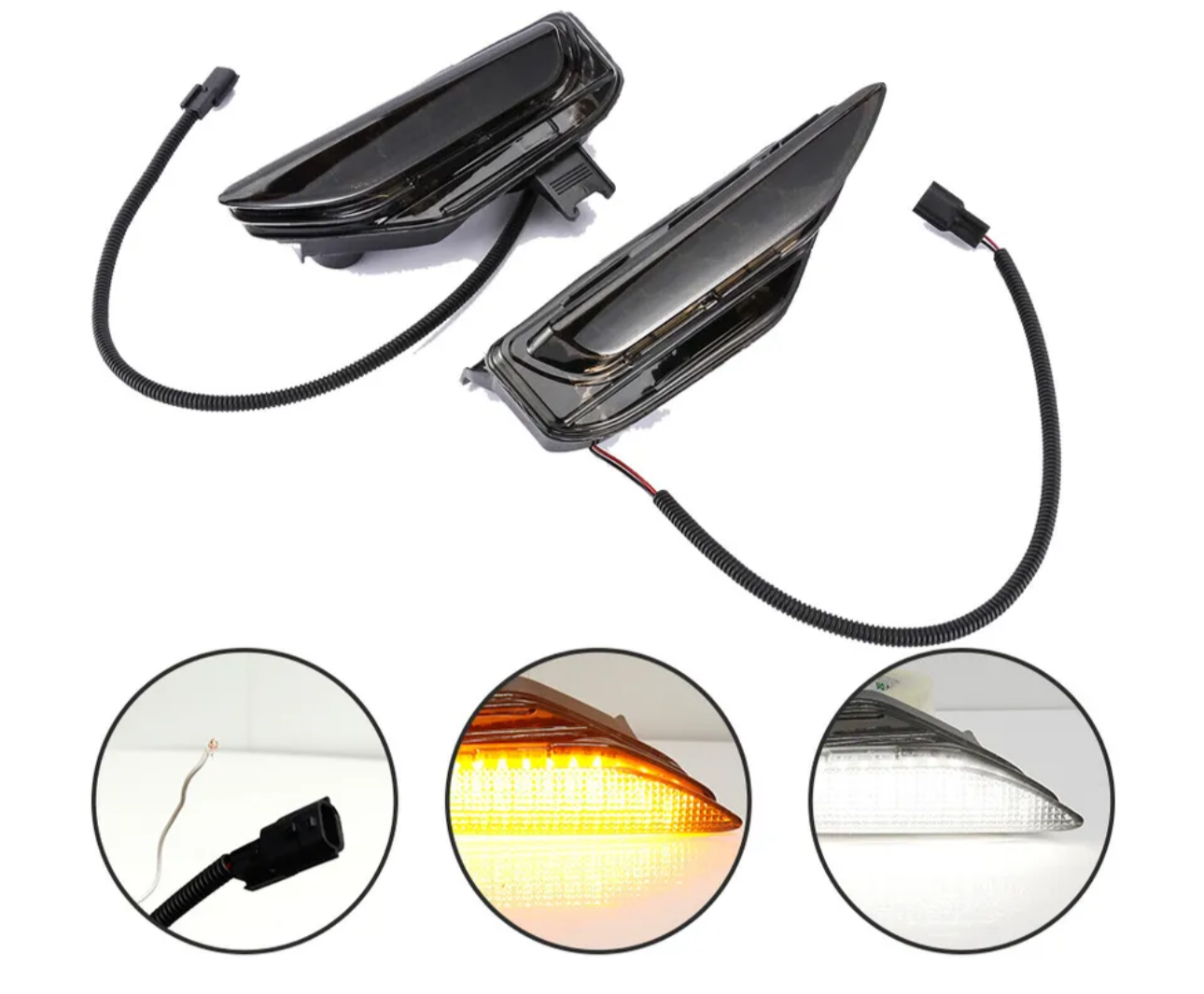 Q50 2014-2019 V2 Front Bumper DRL Turn signals