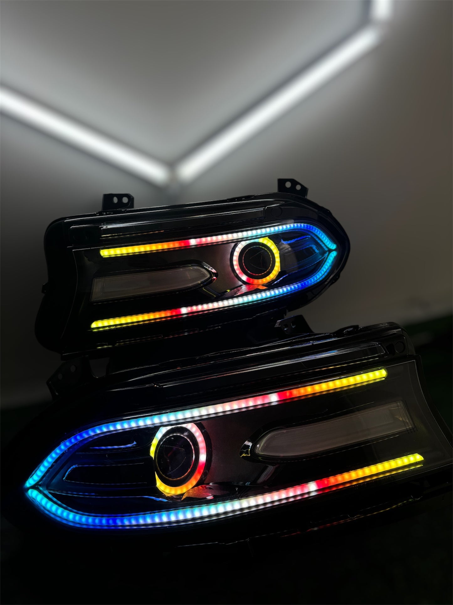 Dodge charger 2015-2022 prebuilt custom headlights