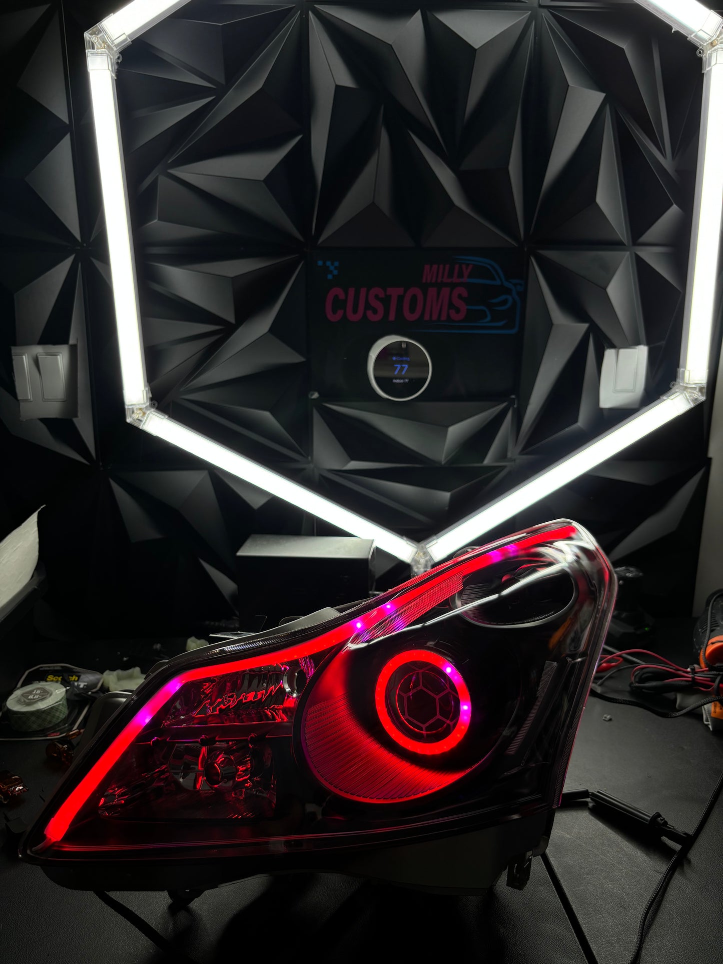 G35 07/08 Prebuilt Headlights
