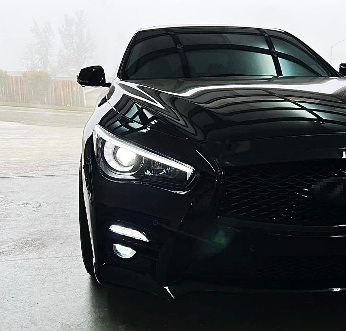 Q50 2014-2019 V2 Front Bumper DRL Turn signals