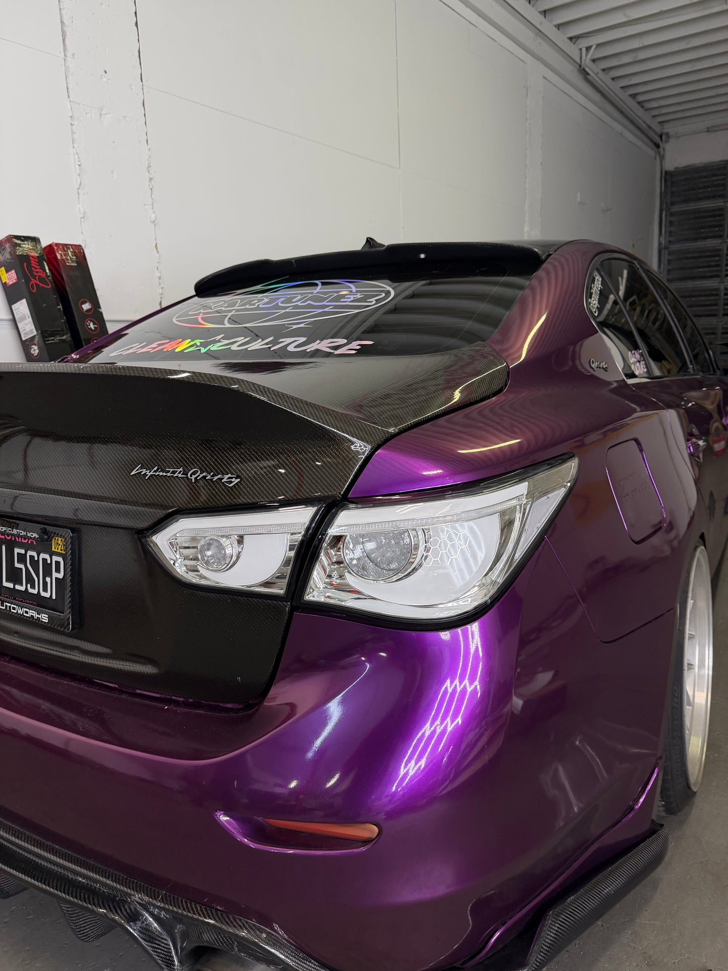 Infiniti Q50 2014-2017 Clear Taillight Assembly