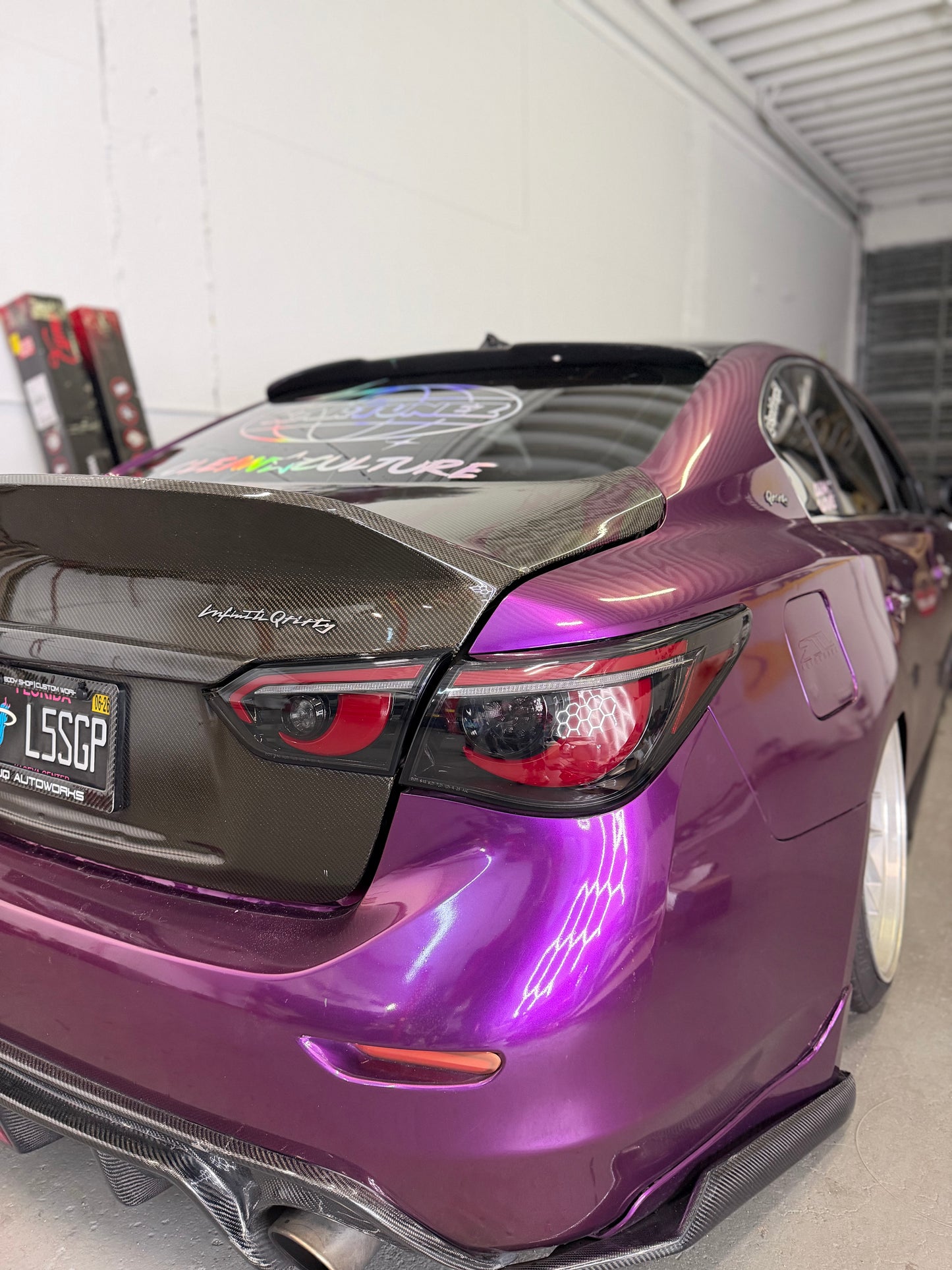 Infiniti Q50 2014-2017 Clear Taillight Assembly