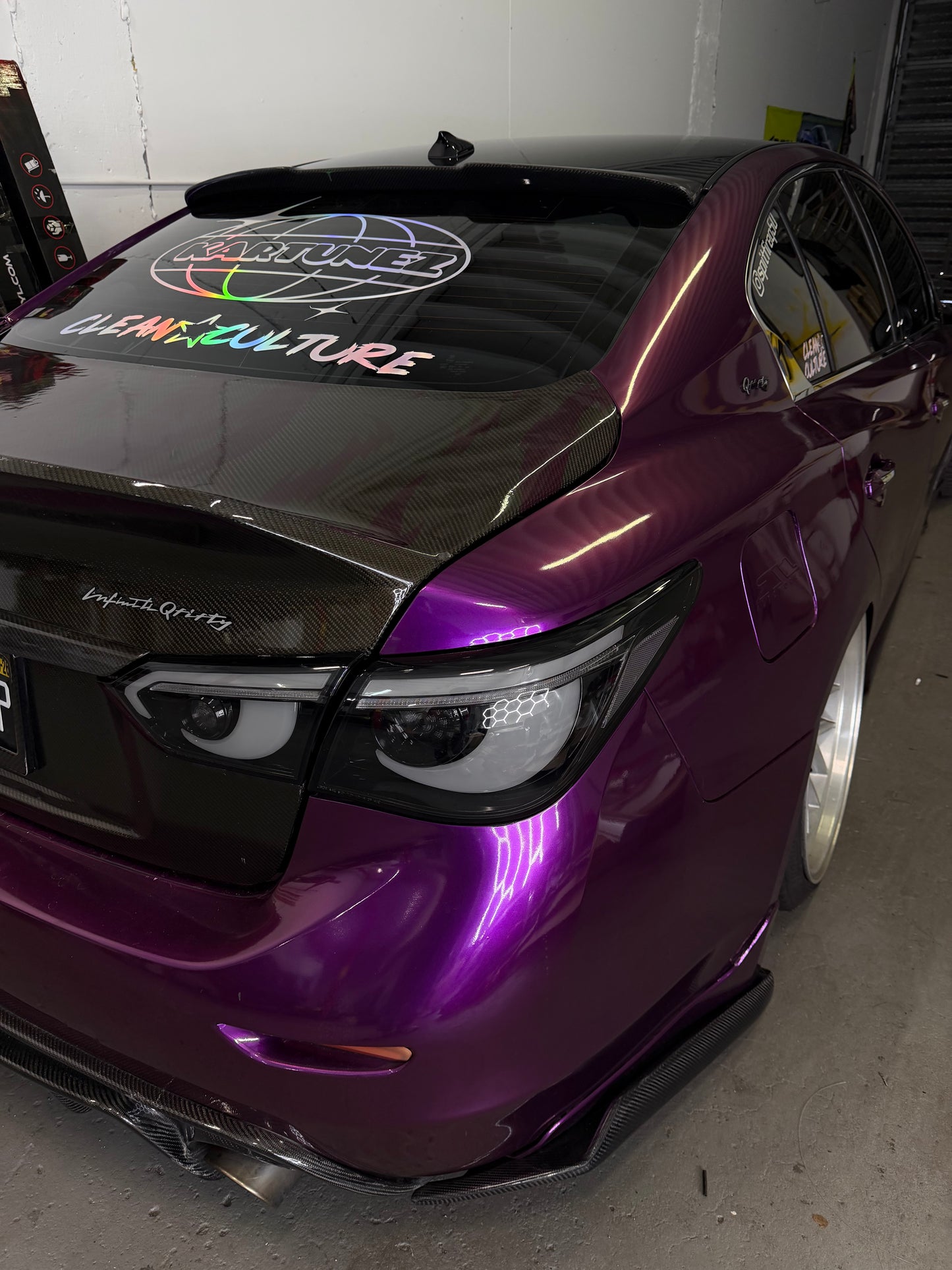 Infiniti Q50 2014-2017 Clear Taillight Assembly