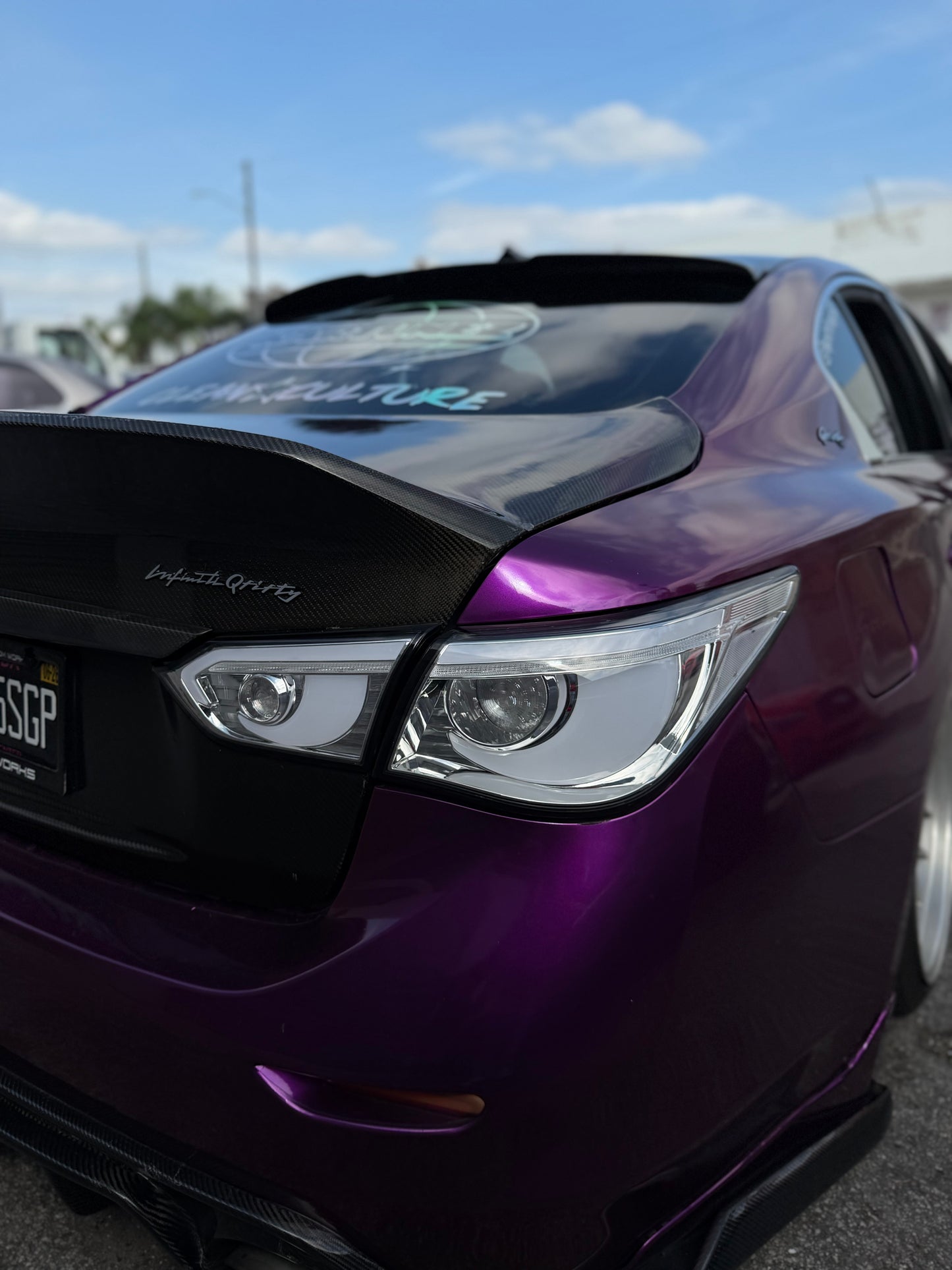 Infiniti Q50 2014-2017 Clear Taillight Assembly