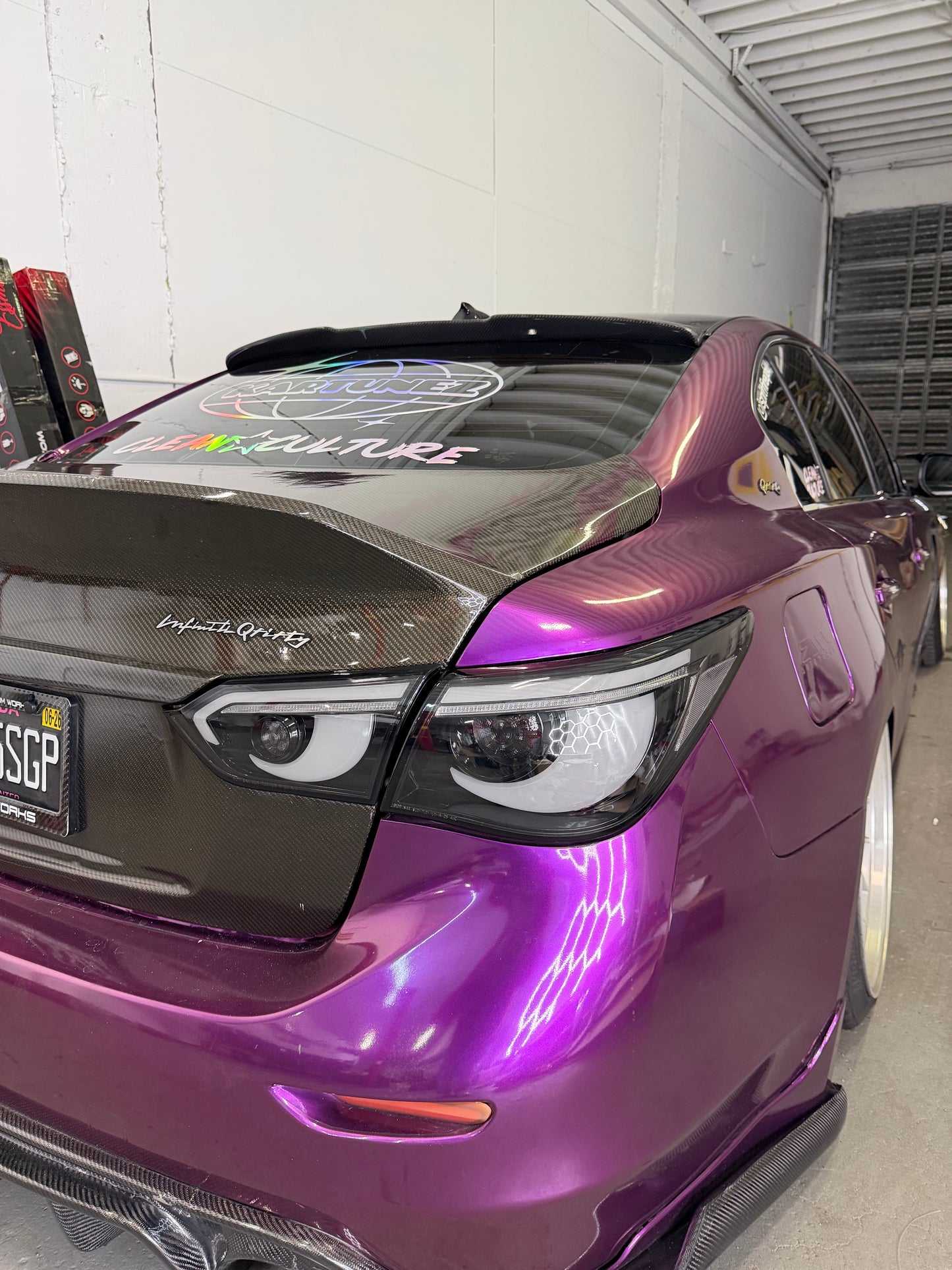 Infiniti Q50 2014-2017 Clear Taillight Assembly