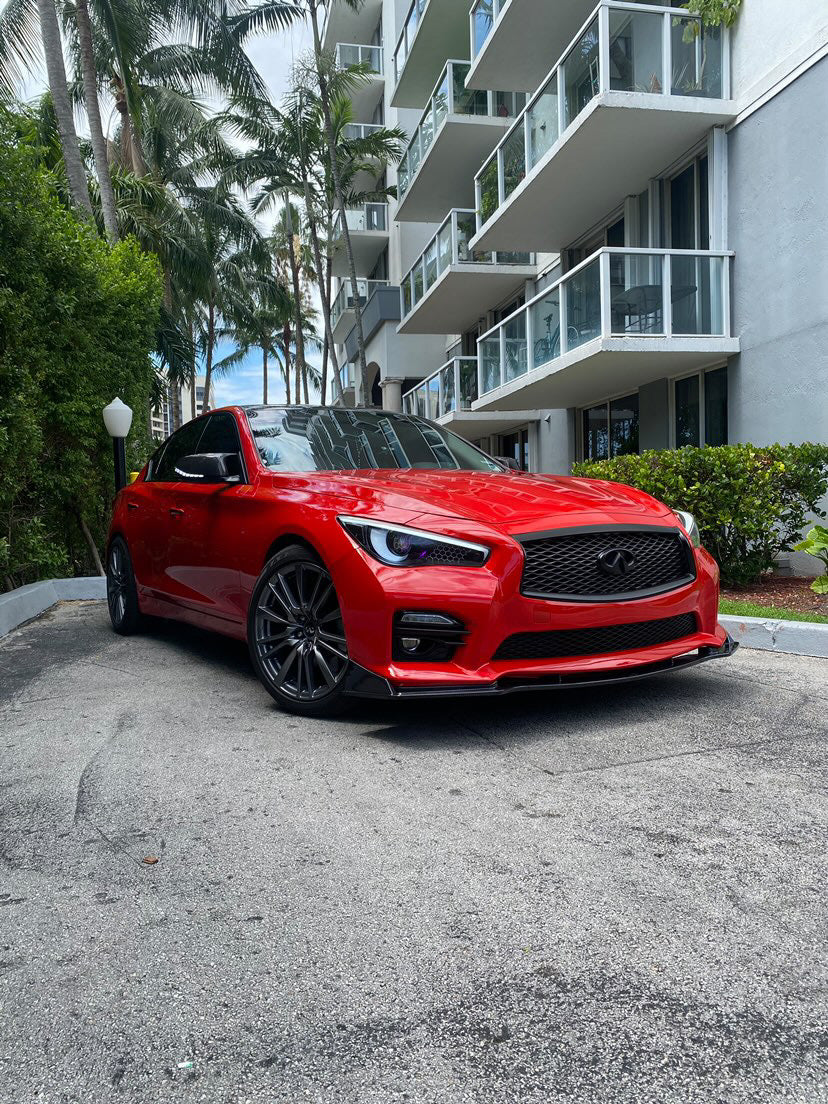 Q50 custom headlights Milly customs